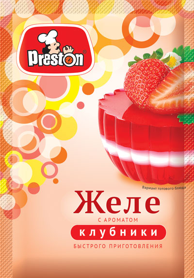 Желе с ароматом клубники Pr.Preston, 50 г