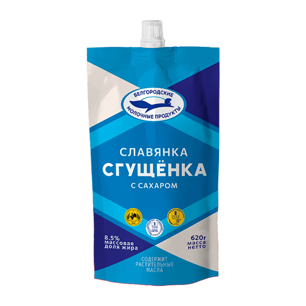 Сгущенка с сахаром Славянка 8.5%, 620 г
