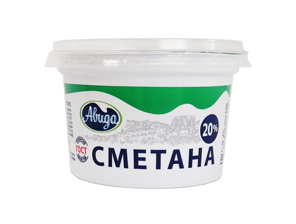 Сметана Авида 20%, 170 гр