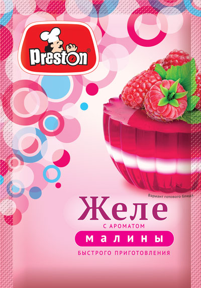 Желе с ароматом малины Pr.Preston, 50 г