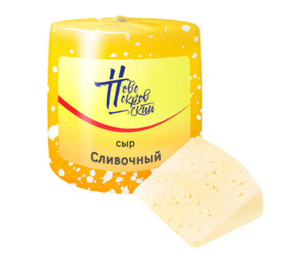 Сыр Новопокровский Сливочный 50%, 1,7 кг