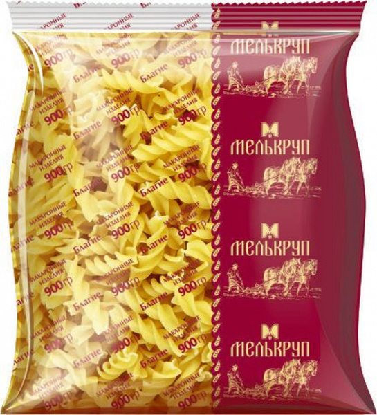 Макароны Пружинки Мелькруп, 900 г