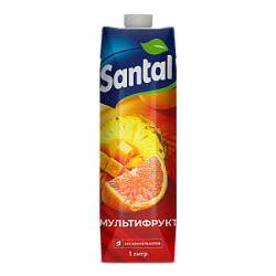 Напиток Мультифрукт Santal, 1 л
