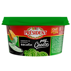 Сыр плавленый My Cheese со вкусом васаби President 51%, 125 г