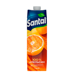 Сок Апельсиновый Santal, 1 л