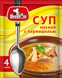 Суп мясной Pr.Preston с вермишелью, 60 г