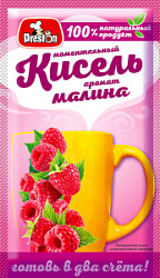 Кисель моментальный Pr.Preston с ароматом малины, 30 г