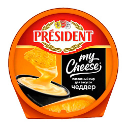 Сыр плавленый My Cheese Чеддер President 51%, 125 г