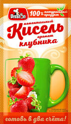 Кисель моментальный Pr.Preston с ароматом клубники, 30 г