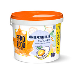 Майонез EFKO FOOD Универсальный 67%, 10 л