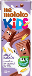 Nemoloko KIDS коктель овсяный шоколадный, 200 мл