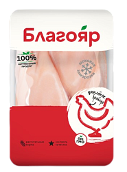 Филе грудки ЦБ лоток "Благояр", 8 кг