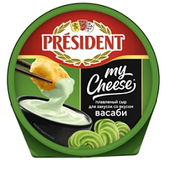 Сыр плавленый My Cheese со вкусом васаби President 51%, 125 г