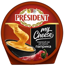 Сыр плавленый My Cheese Паприка President 53%, 125 г