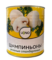 Шампиньоны резаные стандартные UmNO, 3,1 л