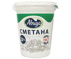 Сметана Авида 20%, 300 гр
